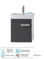 Lavabo sa ormarićem PinoArt Neon-antracit 45cm