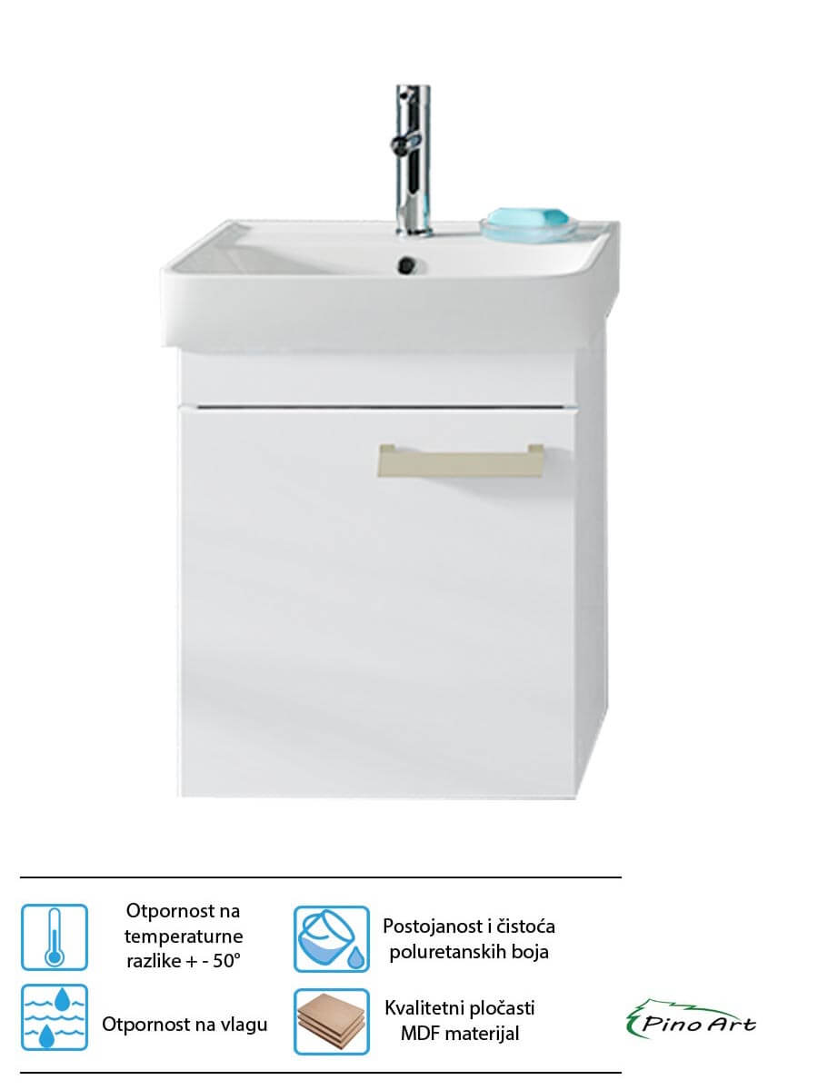 Lavabo sa ormarićem PinoArt Neon 45cm Lavabo sa ormarićem PinoArt Neon 45cm