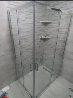 Tuš kabina Denko 120x80cm providno 5mm-2