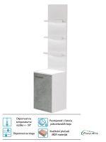 Vertikala PinoArt Neon beton 38cm
