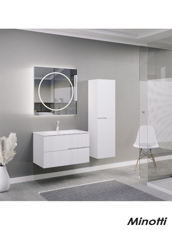Lavabo sa ormarićem 80cm Lineart-Drop DRP0600MW.BS 2