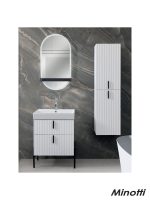 Lavabo sa ormarićem 60cm Lineart-Jazz JZZ0600W.BS 1