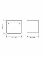 Lavabo sa ormarićem 59.4cm Sirius K-Jo-2