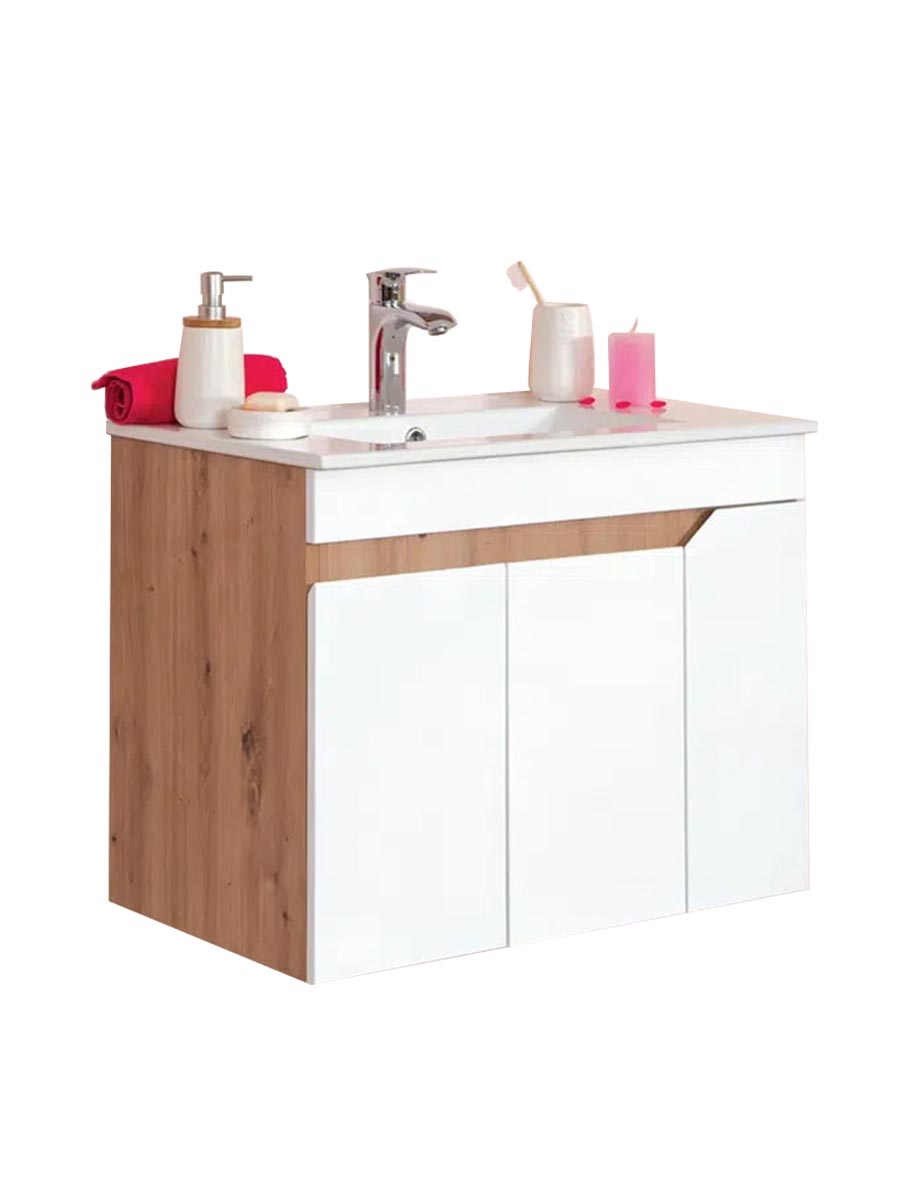 Lavabo sa ormarićem 75cm Iris Drvo Lavabo sa ormarićem 75cm Iris Drvo