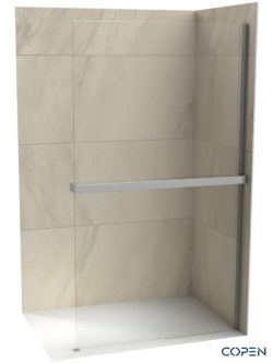 Paravan Copen Monte Superiore 100x200cm Hrom