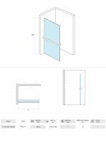 Paravan Copen Monte Superiore 120x200cm Crna-4
