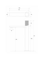 Baterija za lavabo Copen Nook Grip C-01-103BTG 1