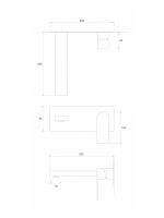 Ugradna baterija za lavabo Copen Nook C-01-108MB 1