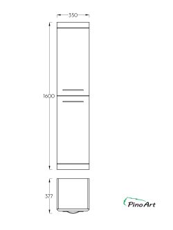 Vertikala PinoArt Luxor Drvo VB 35cm-2