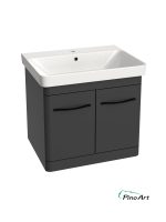 Lavabo sa ormarićem PinoArt Luxor 60V-Antracit