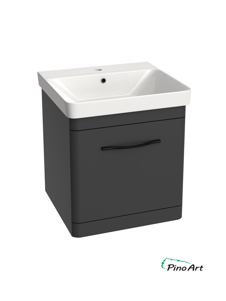 Lavabo sa ormarićem PinoArt Luxor 50V-Antracit Lavabo sa ormarićem PinoArt Luxor 50V-Antracit