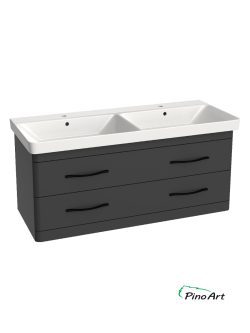 Lavabo sa ormarićem PinoArt Luxor 120F-Antracit