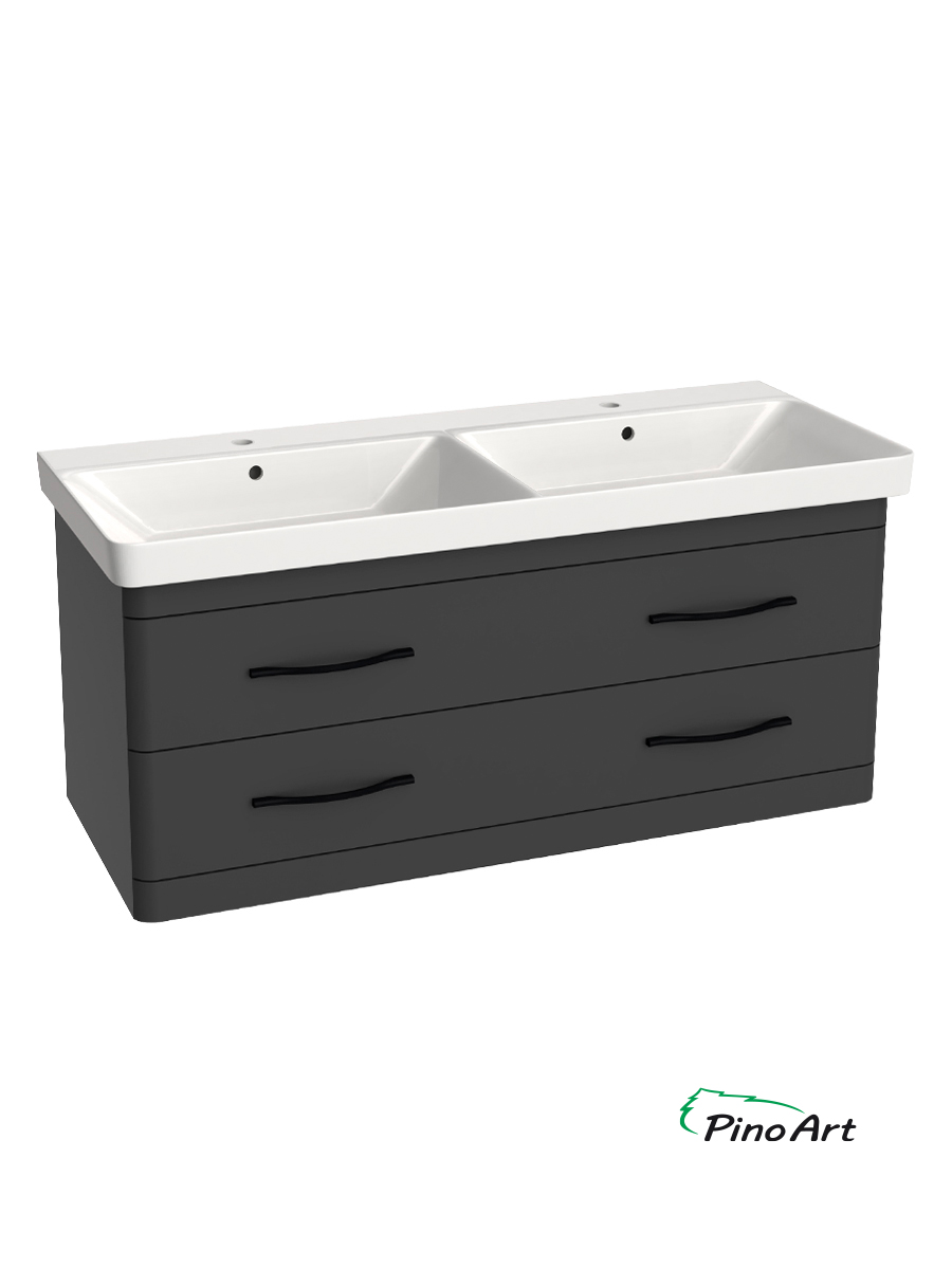 Lavabo sa ormarićem PinoArt Luxor 120F-Antracit Lavabo sa ormarićem PinoArt Luxor 120F-Antracit