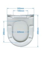 Wc daska softclose crna Viva-3