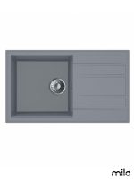 Granitna sudopera 78x46cm Diamond grey Retto