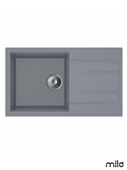 Granitna sudopera 78x46cm Diamond grey Retto