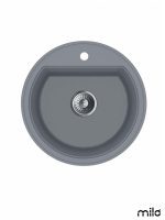 Granitna sudopera Ø51cm Diamond grey Essence