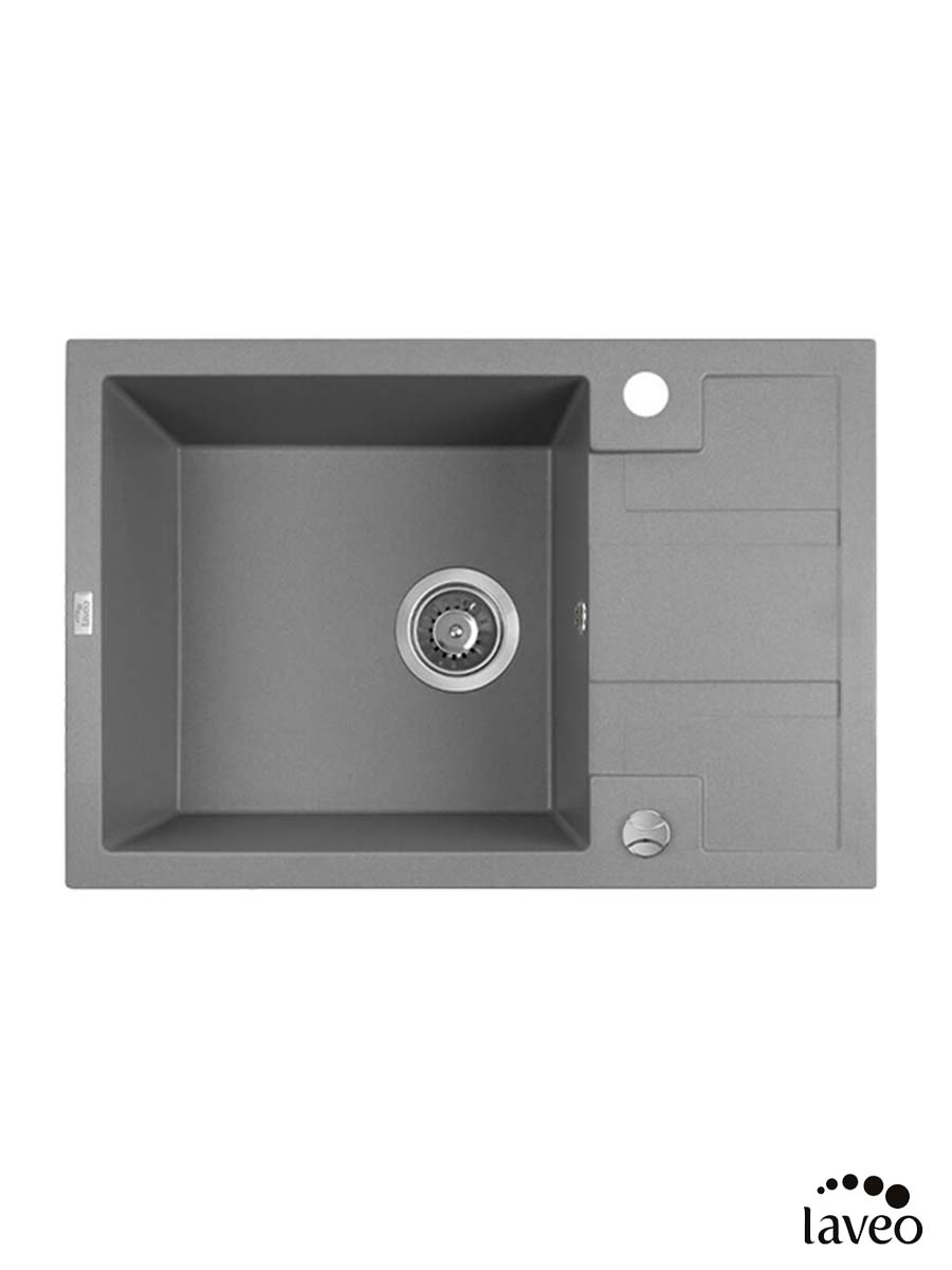 Granitna sudopera Laveo Barbados 65x44cm Siva Granitna sudopera Laveo Barbados 65x44cm Siva