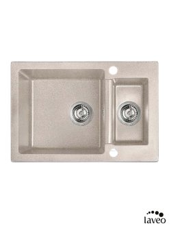 Granitna sudopera Celia 65x44cm Bež Laveo