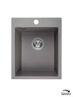 Granitna sudopera Chichi 39x48cm Siva Laveo