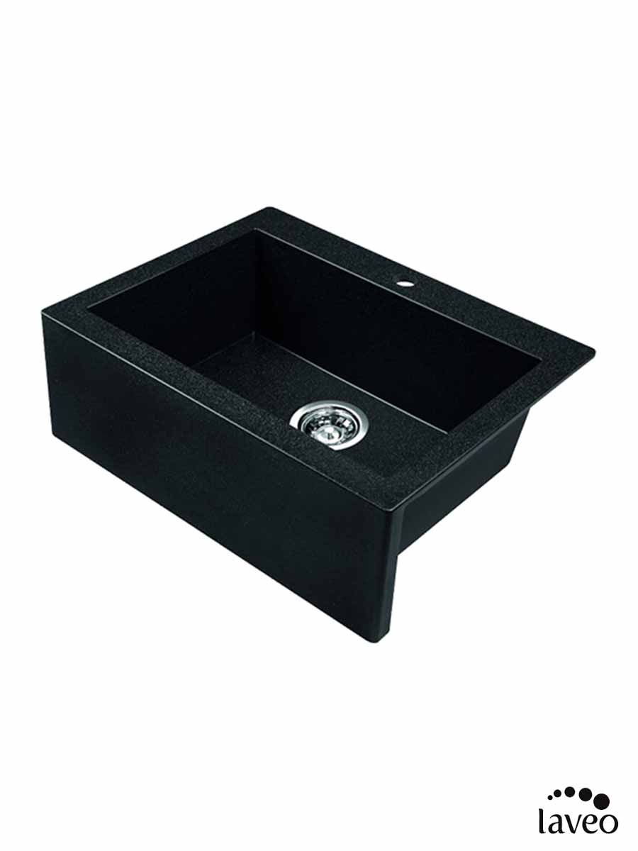 Granitna sudopera Komodo 63x49cm Crna Laveo Granitna sudopera Komodo 63x49cm Crna Laveo