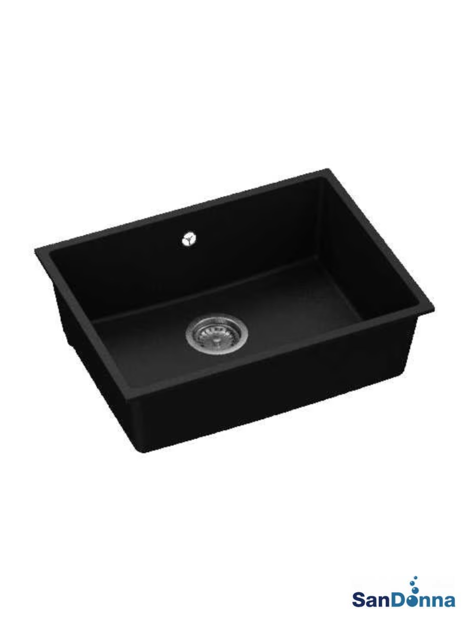 Granitna sudopera JOANNA 55x46cm Crna mat podgradna Granitna sudopera JOANNA 55x46cm Crna mat podgradna