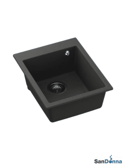 Granitna sudopera VESTA 40x50cm Crna nasadna