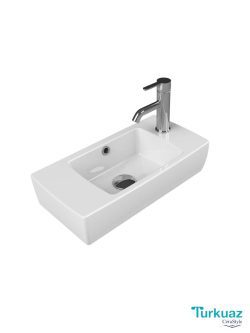 Lavabo City 50x25cm Turkuaz 1500U