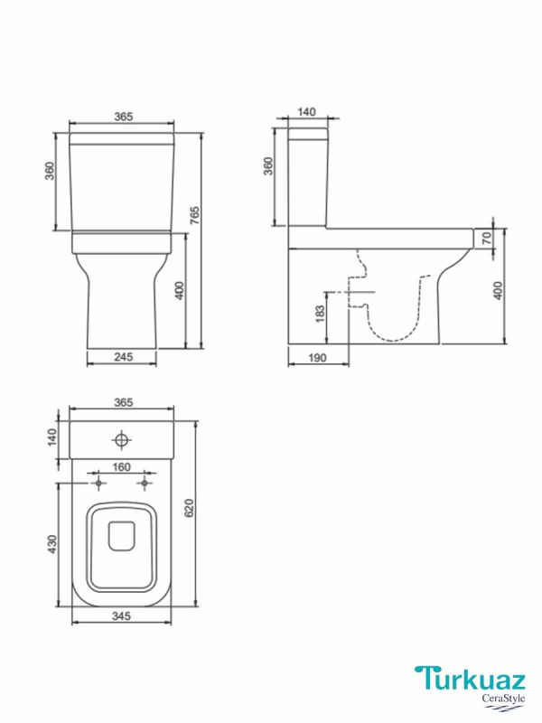 Monoblok BTW univerzalni Noura 28700w Turkuaz-2