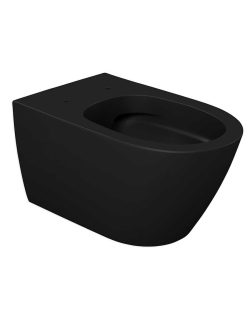 Wc šolja konzolna Allegro Rimless Black