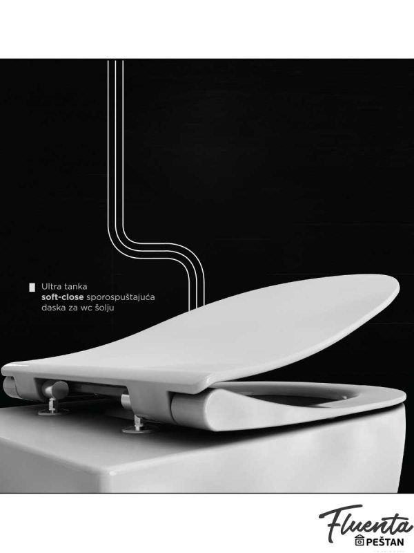 Wc šolja konzolna Fluenta Peštan Rimless A -6