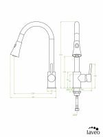 Granitna slavina Daru crna 769D Laveo-2
