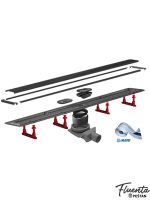 Tuš kanalica Compact Line 550 Crni mat Peštan-3