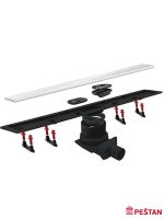 Tuš kanalica Frameless Line belo staklo 950 Peštan-3
