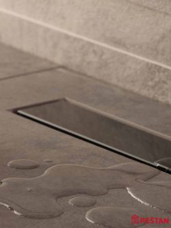 Tuš kanalica Frameless Line crno staklo 950 Peštan-5