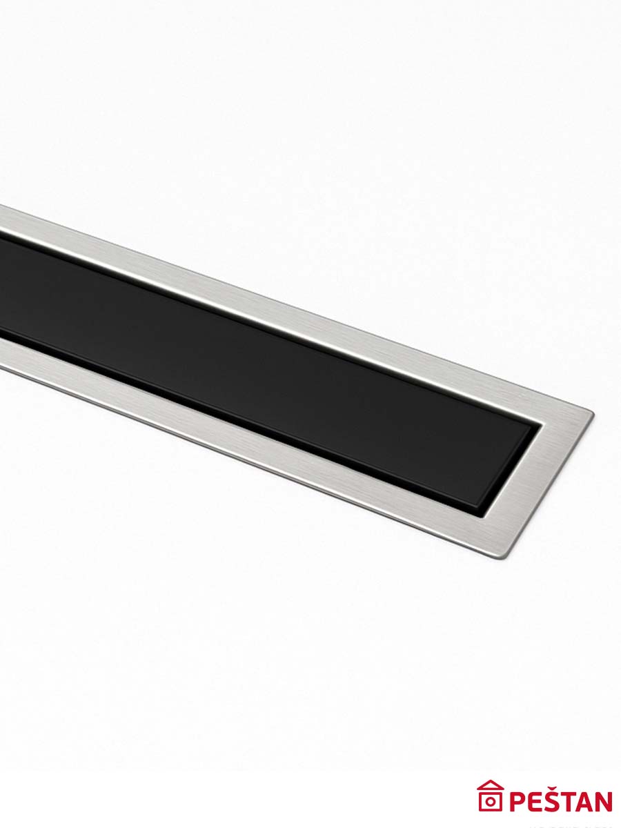 Tuš kanalica Confluo Premium 650 crno staklo Tuš kanalica Confluo Premium 650 crno staklo