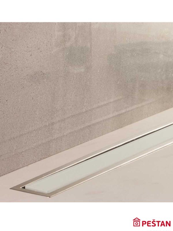 Tuš kanalica Confluo Premium 450 belo staklo-6