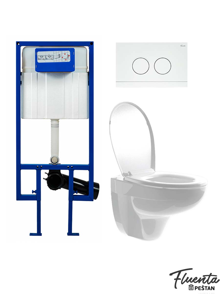 Basic Set Fluenta Peštan Ugradni vodokotlić Basic Set Fluenta Peštan Ugradni vodokotlić