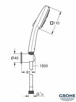 Tuš set 3F Tempesta 110 Grohe 27588003-3