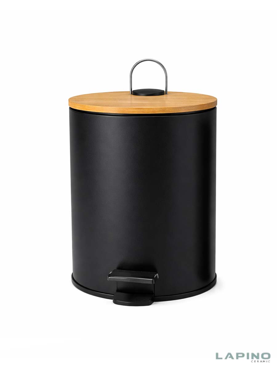 Kanta za otpatke Natural wood black 5L Lapino Kanta za otpatke Natural wood black 5L Lapino