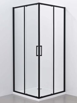 Tuš kabina crna Stripe 5006B 90x90cm