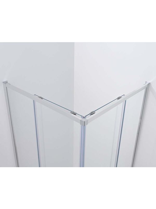 Tuš kabina Stripe 80x80x195cm Silver 6mm-2