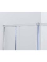 Tuš kabina Stripe 90x90x195cm Silver 6mm-3