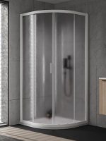 Tuš kabina KolpaSan Venus Bela R100x200cm činčila 6mm