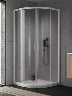 Tuš kabina KolpaSan Venus Bela R100x200cm činčila 6mm