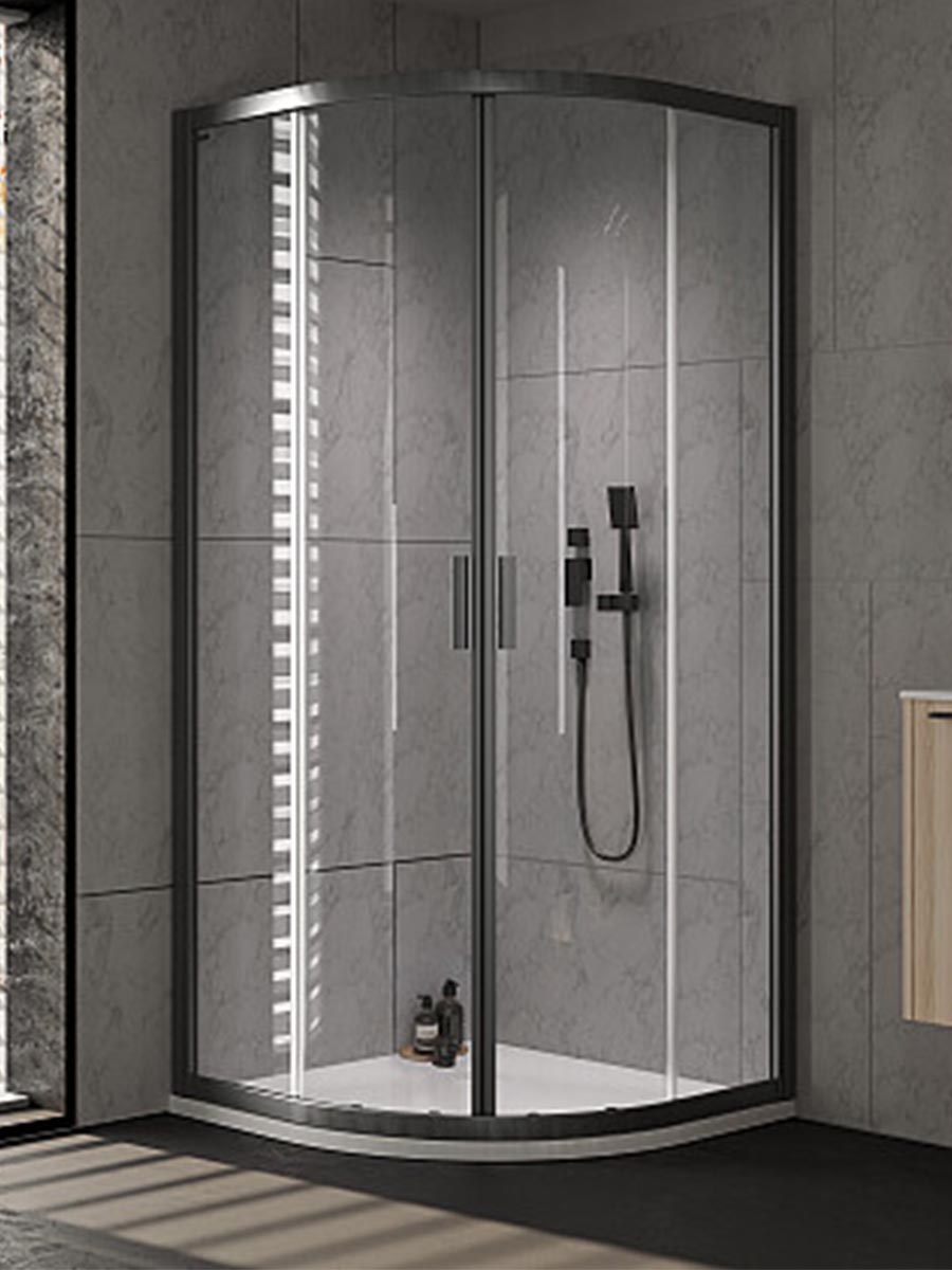Tuš kabina KolpaSan Venus Crna R100x200cm 6mm Tuš kabina KolpaSan Venus Crna R100x200cm 6mm