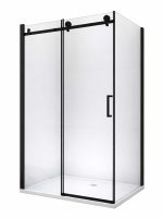 Tuš kabina Stripe Crna 80x100cm Easy clean 8mm