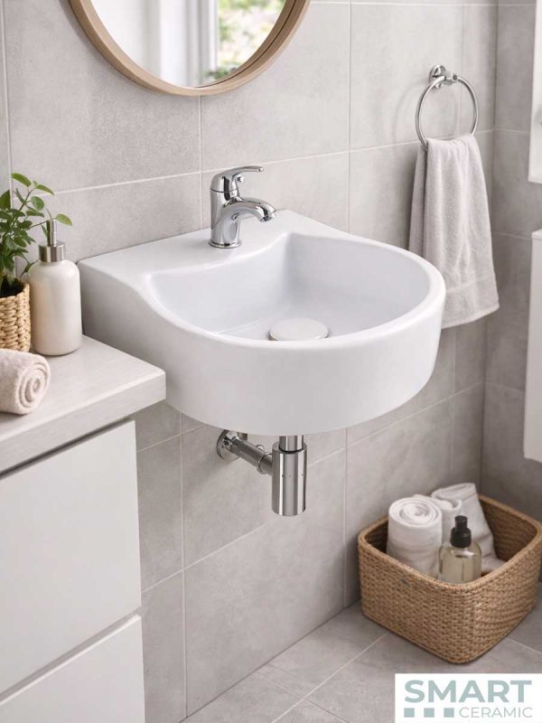 Lavabo Ample 32x35cm Smart Ceramic