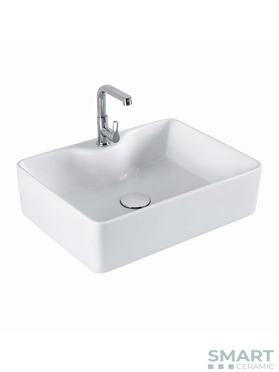 Lavabo nadgradni Rectis 48x37cm Smart Ceramic Lavabo nadgradni Rectis 48x37cm Smart Ceramic