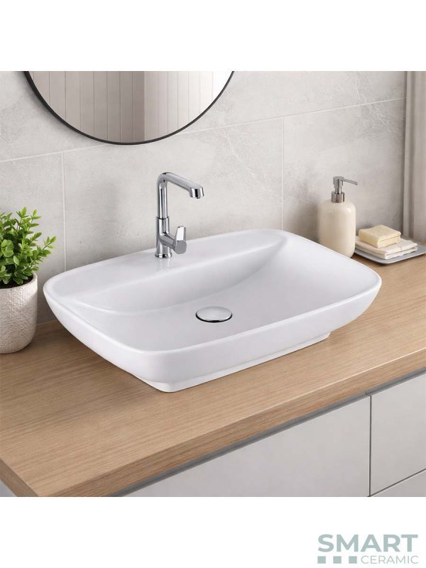 Lavabo nadgradni Rondel 54x41cm Smart Ceramic-2